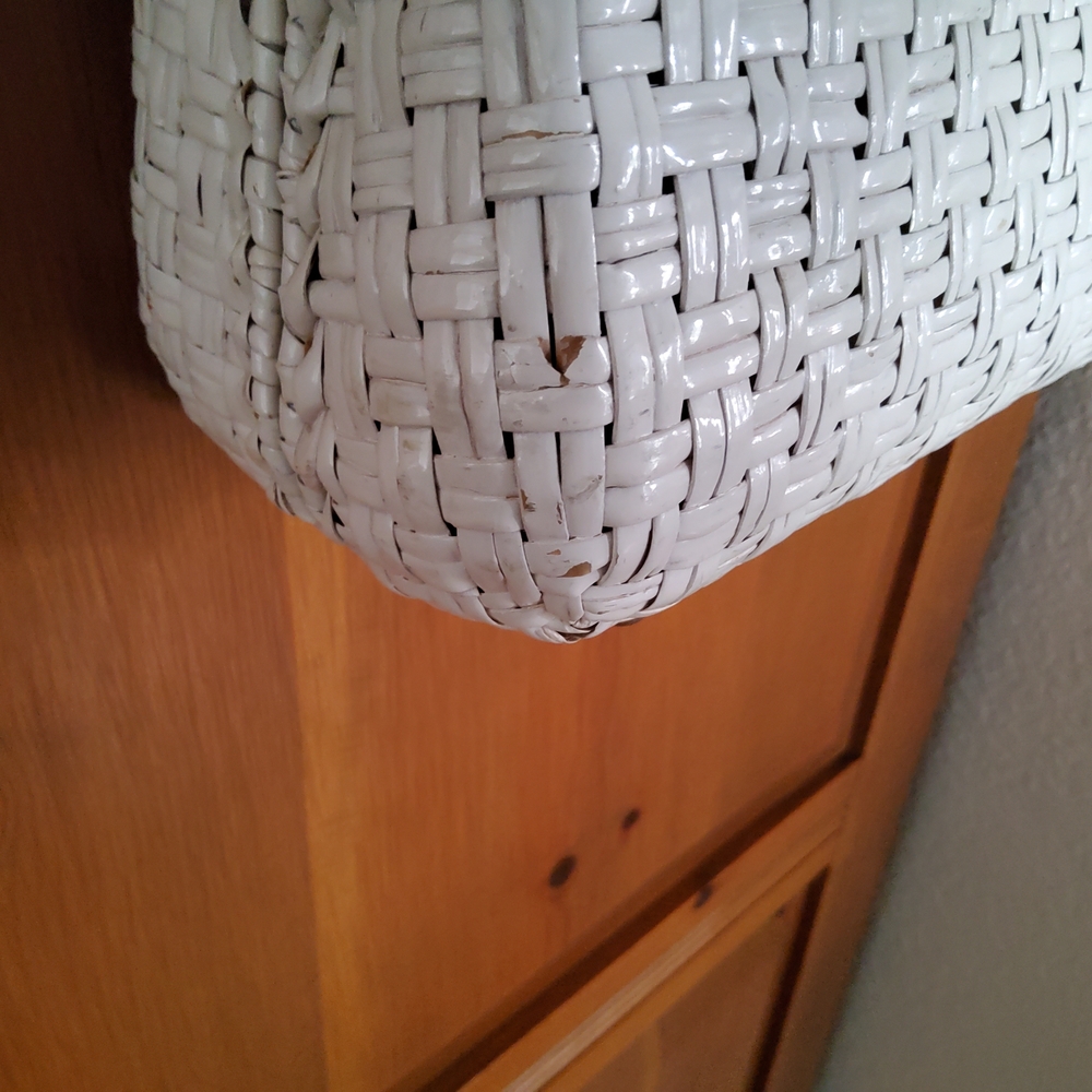 Authentic Vintage 1960's Rodo White Basket Weave Made in Italy EUC - Picture 10 of 16